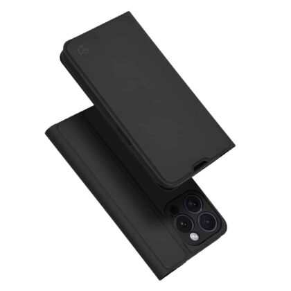 Techsuit Magskin Book - θήκη για Apple iPhone 15 Pro - Μαύρο