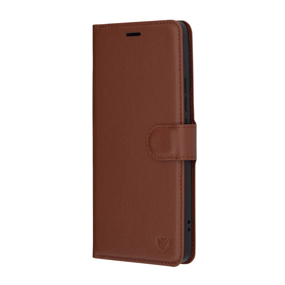 Techsuit Leather Folio - θήκη για Xiaomi Poco F6 - Καφέ - Image 4