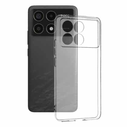 Techsuit Clear Silicone - θήκη για Xiaomi Poco F6 Pro - Διάφανο