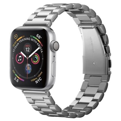 Spigen Modern Fit - θήκη για Apple Watch 10 / 38mm (1st gen) 42mm 6 7 8 9 Edition Series 2 3 5 SE (2022) 1 Aluminum 11 4 Sport Ultra - Ασημί
