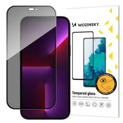 Προστασία Οθόνης Wozinsky Privacy glass με Anti Spy filter για κινητό iPhone 15 Pro - Μαύρο