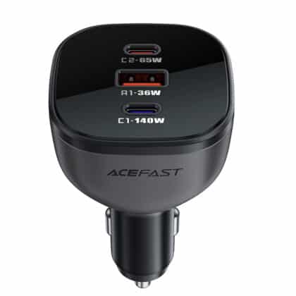 Acefast φορτιστής αυτοκινήτου B14 165W 2x USB-C 1x USB-A - μαύρος
