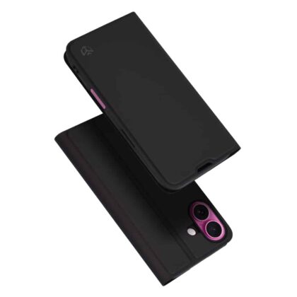 Techsuit Magskin Book - θήκη για Apple iPhone 16 Plus - Μαύρο
