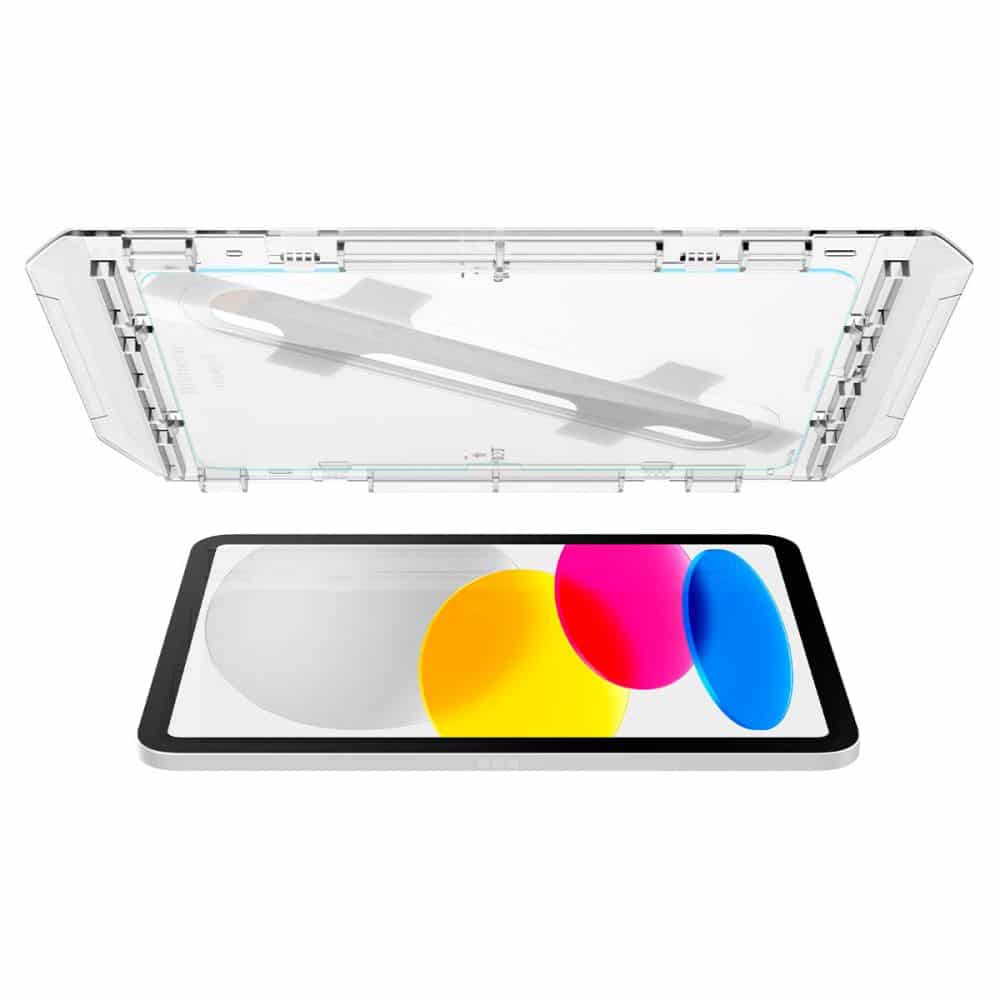 Spigen Glas.TR iPad 10.9 2022 "EZ FIT" θερμαινόμενο γυαλί με πλαίσιο AGL05554 - Image 4