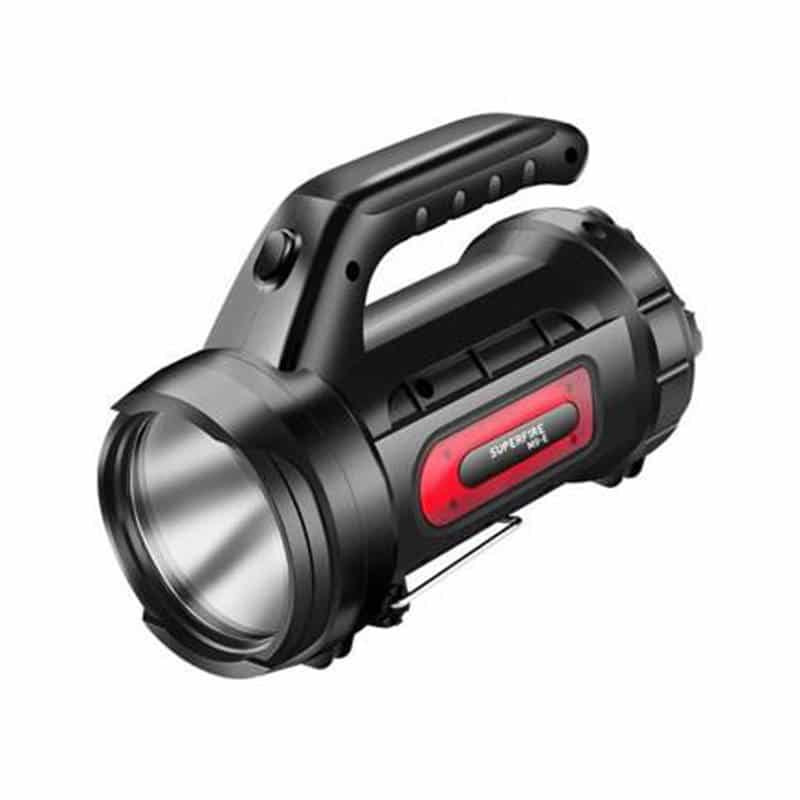 Φακός εξερευνητής Superfire M9-E – 900 lm, 473 μ., 6000 mAh, 5 ώρες λειτουργίας, powerbank - Image 2