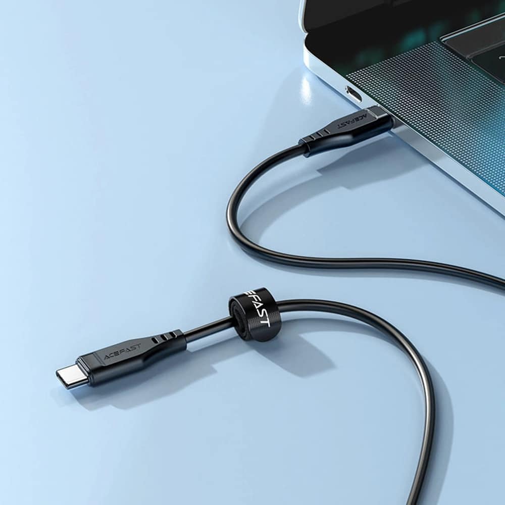 Acefast cable USB Type C - USB Type C 1.2m, 60W (20V / 3A) black (C3-03 black) - Image 6