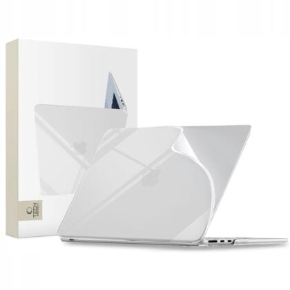 Tech-Protect Softshell Θήκη MacBook Air 13 M2-M5 2023-2026, Κρυστάλλινη Διαφανής