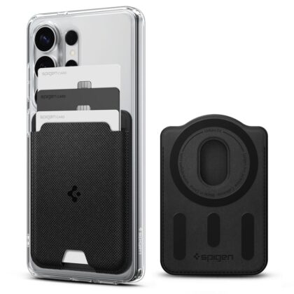 Πορτοφόλι Spigen Urban Fit Magsafe με μαγνητική θήκη καρτών για Galaxy S, μαύρο