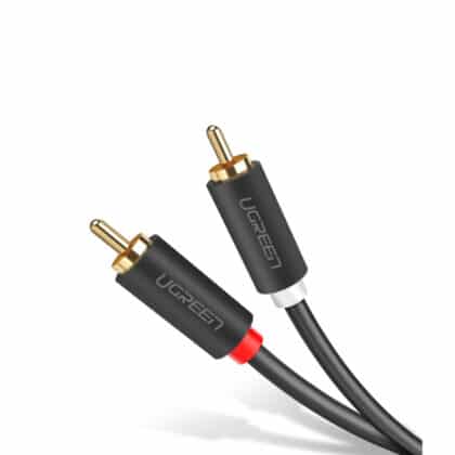 Καλώδιο ήχου RCA UGREEN AV104, 2 μέτρα, μαύρο