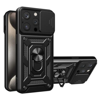 Techsuit CamShield Series - θήκη για Apple iPhone 15 Pro - Μαύρο