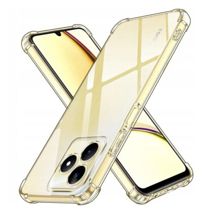 Techsuit Shockproof Clear Silicone - θήκη για Realme C51 - Διάφανο