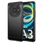 Techsuit Carbon Silicone - θήκη για Xiaomi Redmi A3 - Μαύρο