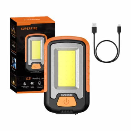 Φακός εργαστηρίου Superfire G21, 650lm, USB