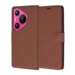 Techsuit Leather Folio - θήκη για Huawei Pura 70 - Πολύχρωμο