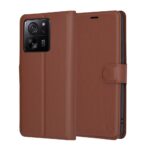 Techsuit Leather Folio - θήκη για Xiaomi 13T - Καφέ