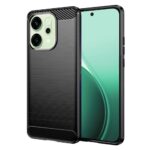 Techsuit Carbon Silicone - θήκη για Oppo Reno14 - Μαύρο
