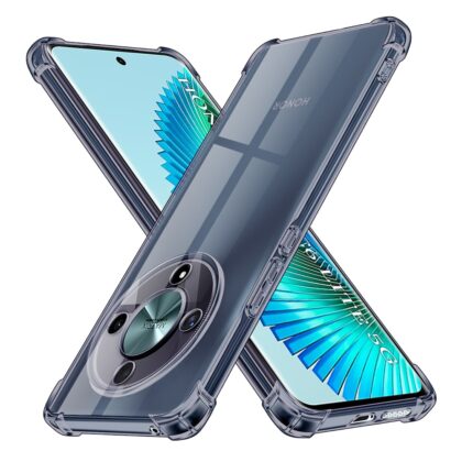 Techsuit Shockproof Clear Silicone - θήκη για Honor Magic6 Lite - Μαύρο