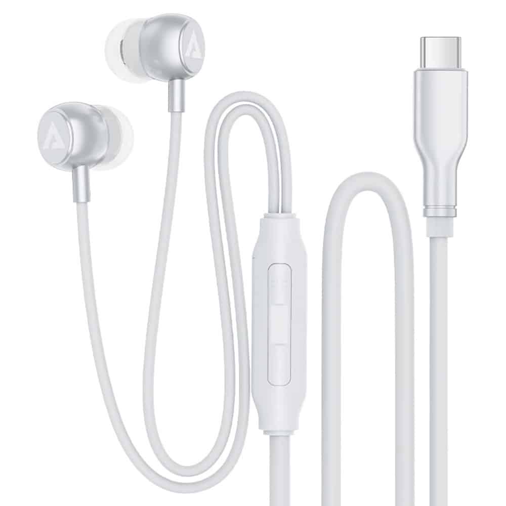 Acefast - Wired Earphones (l8) - Type-C, In-Ear Design, With Microphone, Control Remote, Flexible, Silicone, 1.2m - Black - Image 4