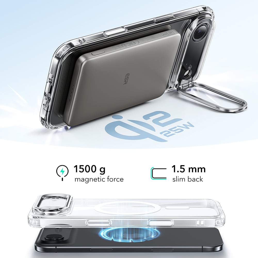 ESR Classic Hybrid HaloLock - θήκη για Apple iPhone 17 - Διάφανο - Image 4
