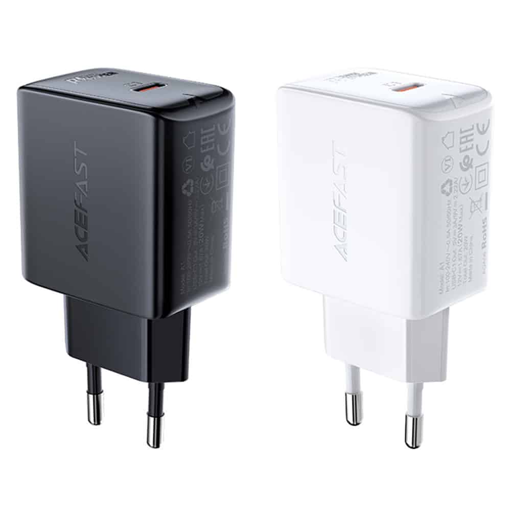 Acefast fast charger USB Type C 20W Power Delivery black (A1 EU black) - Image 4