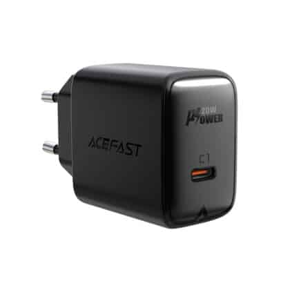 Acefast fast charger USB Type C 20W Power Delivery black (A1 EU black)