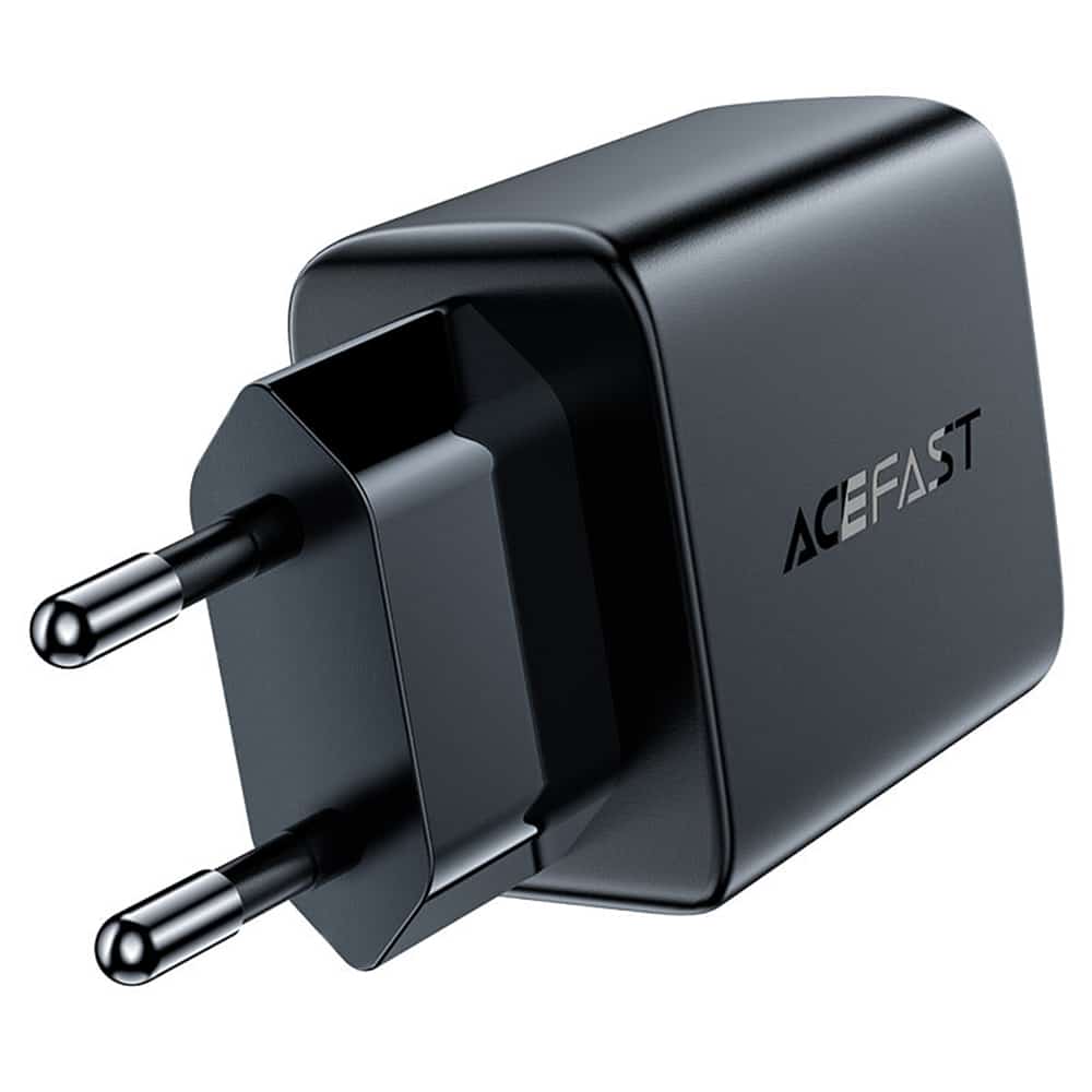 Acefast charger 2x USB 18W QC 3.0, AFC, FCP Μαύρο (A33 Μαύρο) - Image 2