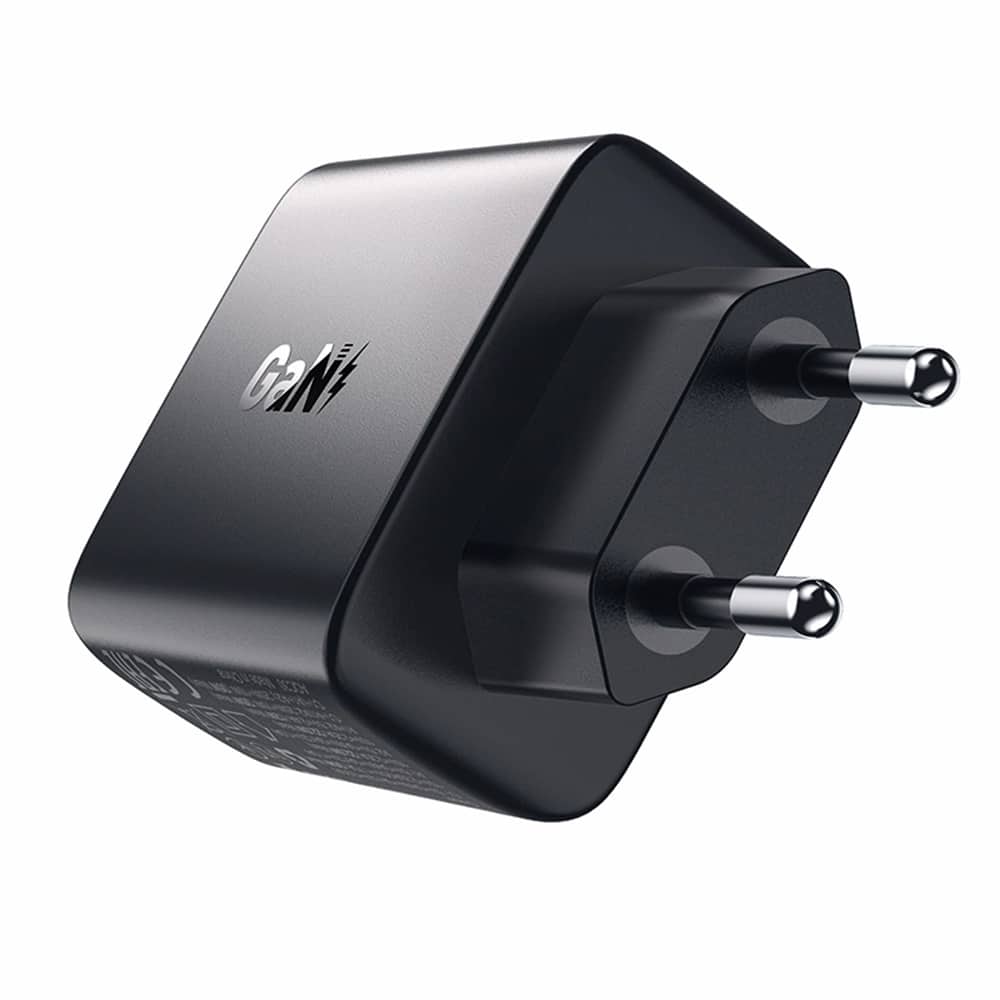 Acefast A57 PD 35W GaN charger 2 x USB-A + USB-C with 3 ports - Μαύρο - Image 4