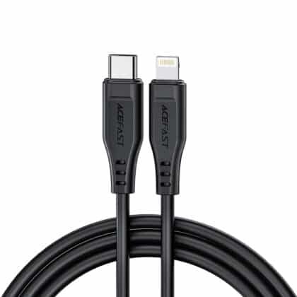Acefast cable MFI USB Type C - Lightning 1.2m, 30W, 3A Μαύρο (C3-01 Μαύρο)