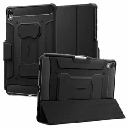 Spigen Rugged Armor Pro - θήκη για Samsung Galaxy Tab S11 - Μαύρο