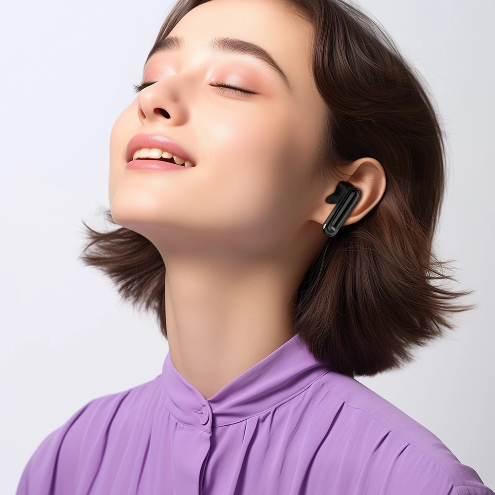 Acefast - Wireless Earbuds (w2) - Tws, Bluetooth 5.4, 4-Mic Enc, Ipx4, 400mah, Led Digital Display, Magnetic Design - Black - Image 4