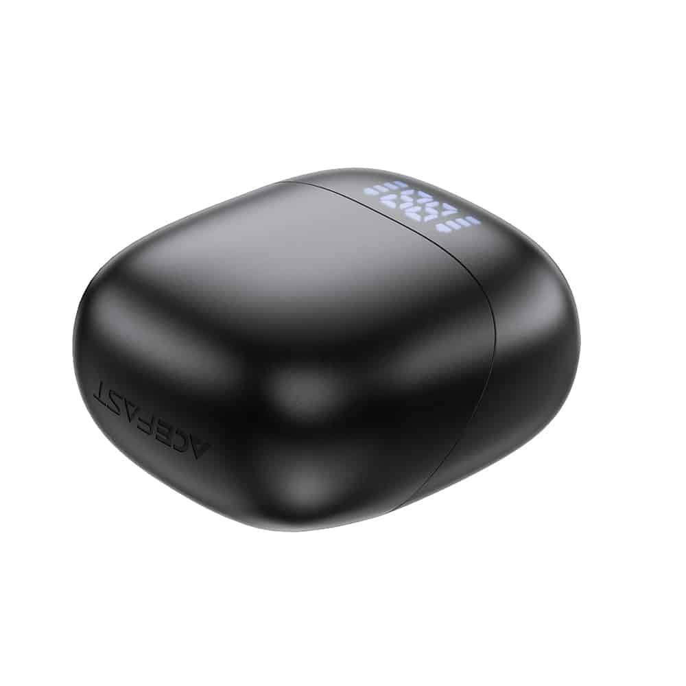 Acefast - Wireless Earbuds (w2) - Tws, Bluetooth 5.4, 4-Mic Enc, Ipx4, 400mah, Led Digital Display, Magnetic Design - Black - Image 2