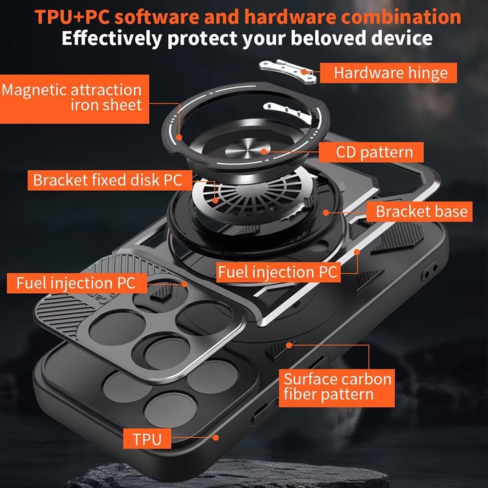 Techsuit RuggedCam - θήκη για Xiaomi 17 - Γκρι - Image 5