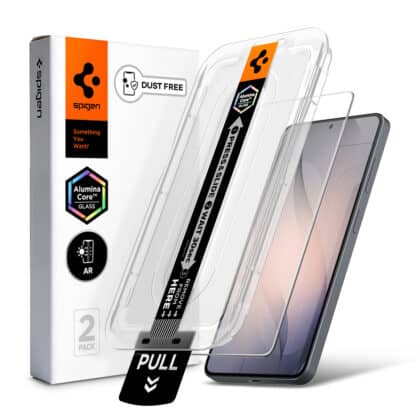 Spigen - (συσκευασία 2 τεμαχίων) Glas.tR EZ-FIT Pro (Αντιανακλαστική) (AGL11080) - Samsung Galaxy S26 Plus - Διαφανής
