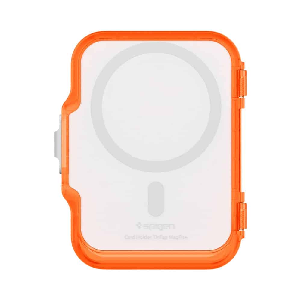 Spigen - Μαγνητική Θήκη TinTap MagFit+ (AFA11381) - MagSafe, Εύκολη Πρόσβαση, Μινιμαλιστική Κατασκευή - Διαφανές Πορτοκαλί - Image 3