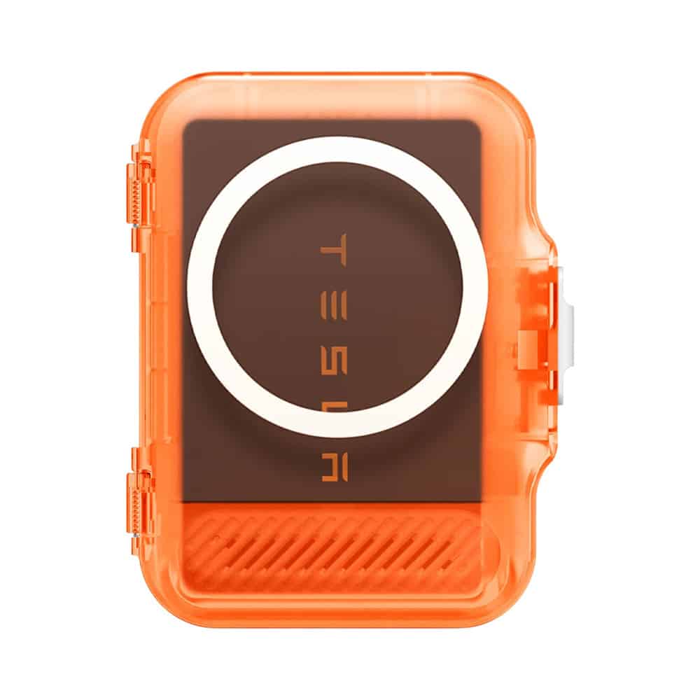 Spigen - Μαγνητική Θήκη TinTap MagFit+ (AFA11381) - MagSafe, Εύκολη Πρόσβαση, Μινιμαλιστική Κατασκευή - Διαφανές Πορτοκαλί - Image 2