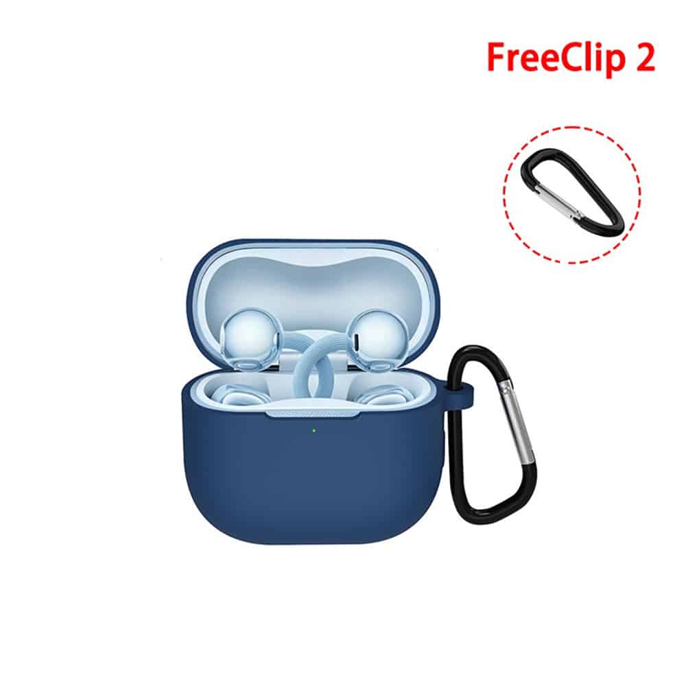 Techsuit - Θήκη σιλικόνης - για Huawei FreeClip 2, Λείο, εξαιρετικά λεπτό υλικό - Μαύρο - Image 2