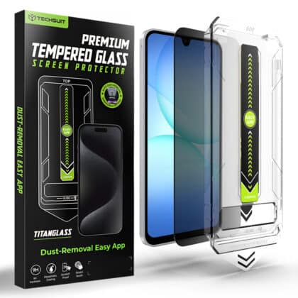 Techsuit - [Συμβατό με ξεκλείδωμα με δακτυλικό αποτύπωμα] TitanGlass CrystalHD - Samsung Galaxy A16 4G / A16 5G / A17 4G / A17 5G - Απόρρητο