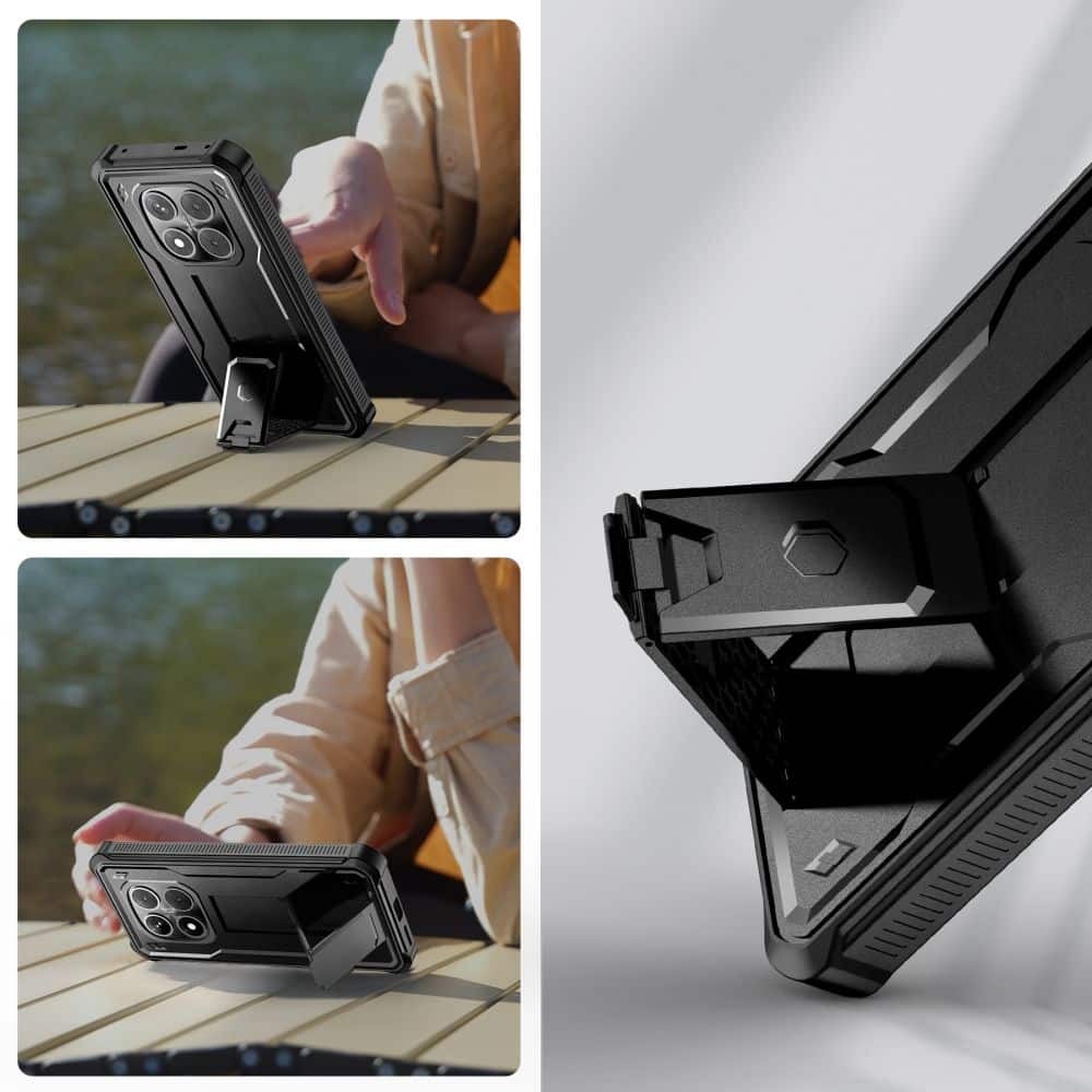 TECH-PROTECT KEVLAR PRO - θήκη για Xiaomi Redmi Note 14 Pro / Poco X7 - Μαύρο - Image 4