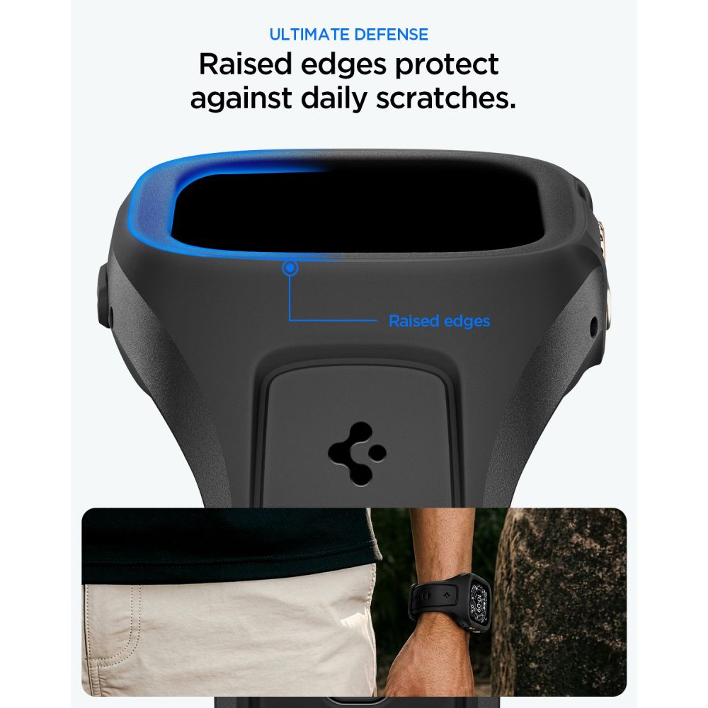 SPIGEN LIQUID AIR 'PRO' APPLE WATCH ULTRA 1 / 2 / 3 (49 MM) ΜΑΥΡΟ - Image 3