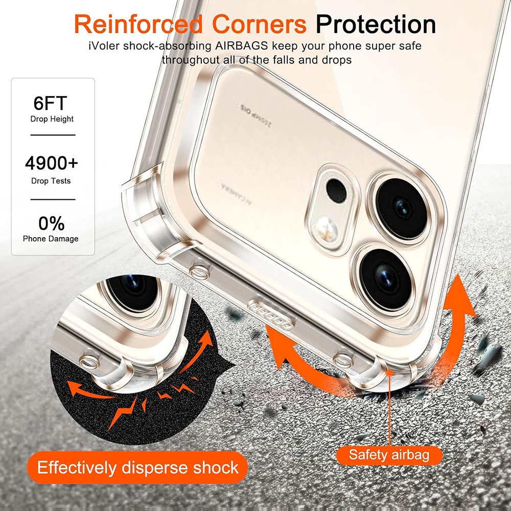 Techsuit Shockproof Clear Silicone - θήκη για Honor 600 - Διάφανο - Image 6
