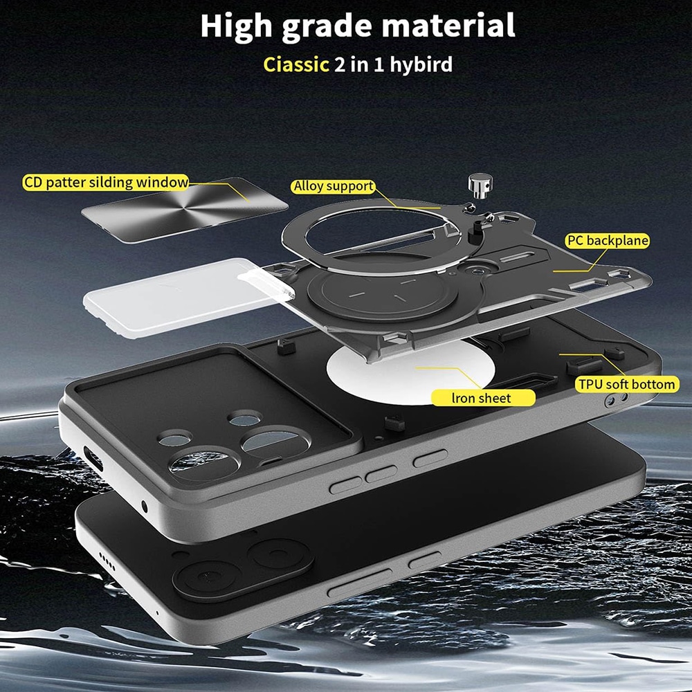 Techsuit CamGuard Pro - θήκη για Xiaomi Poco X8 Pro Max - Μπλε - Image 4