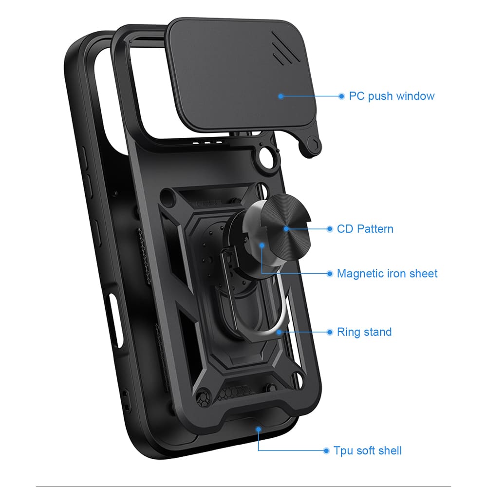Techsuit CamShield Series - θήκη για Honor 600 / Pro - Μπλε - Image 3