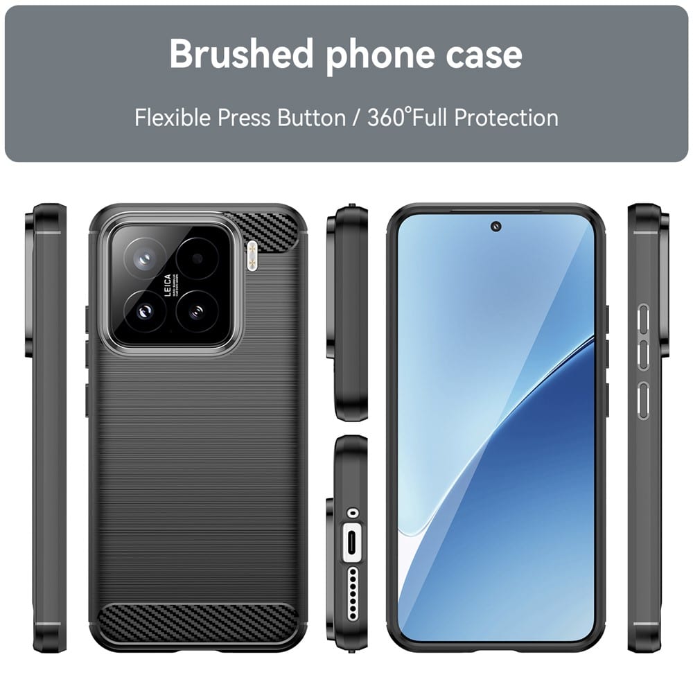Techsuit Carbon Silicone - θήκη για Oppo A6 Pro 4G - Μπλε - Image 6