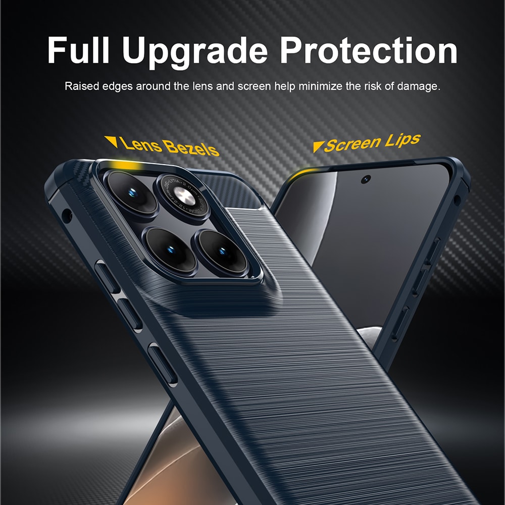 Techsuit Carbon Silicone - θήκη για Motorola Edge 70 Fusion - Μπλε - Image 3