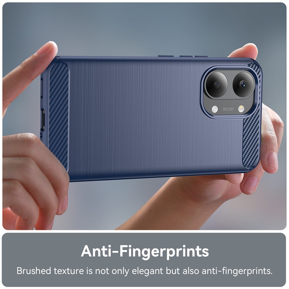 Techsuit Carbon Silicone - θήκη για Xiaomi Poco X8 Pro Max - Μπλε - Image 6