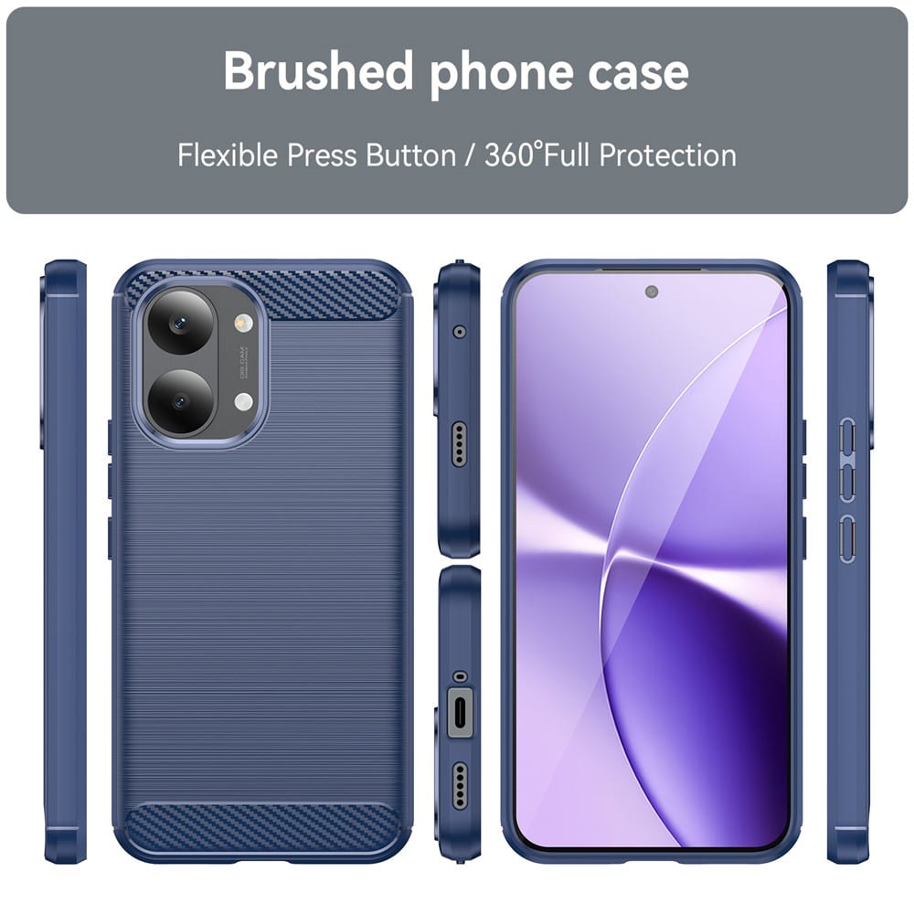 Techsuit Carbon Silicone - θήκη για Xiaomi Poco X8 Pro Max - Μπλε - Image 5
