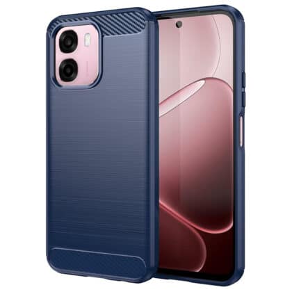 Techsuit Carbon Silicone - θήκη για Oppo A6 / A6x 4G A6k - Μπλε