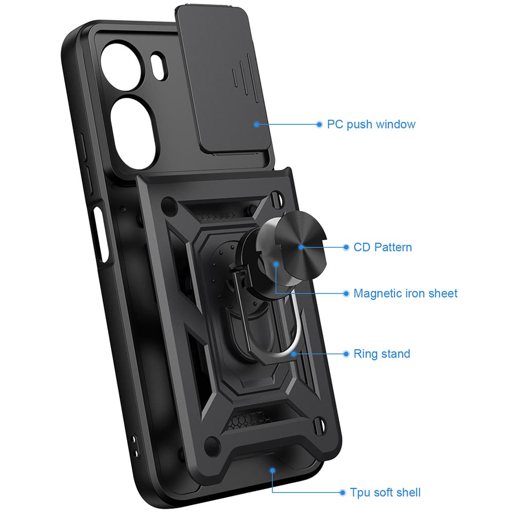 Techsuit CamShield Series - θήκη για Xiaomi Redmi A7 Pro 4G - Ροζ - Image 3