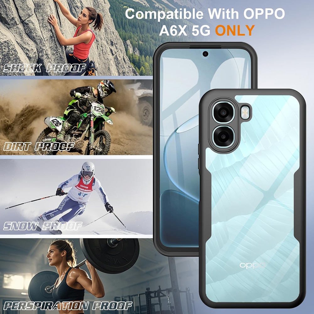 Techsuit ColorVerse 360 Series - θήκη για Oppo A6x / 4G 5G A6k - Διάφανο - Image 6