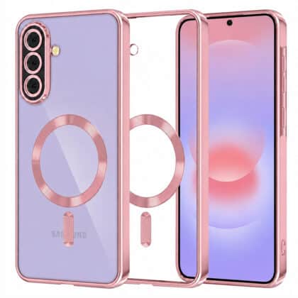 Techsuit Luxury Crystal - θήκη για Samsung Galaxy A37 - Ροζ